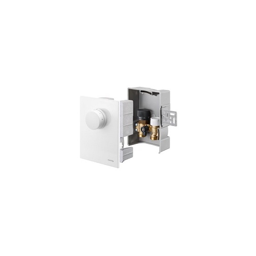 Набор терморегулятора, Unibox T-RTL, 7-28°С, 20-40°C, крышка белый пластик