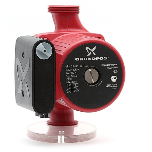 НАСОС UPS 25- 80  GRUNDFOS  (С ГАЙКАМИ) 95906440