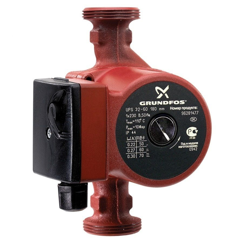 НАСОС UPS 32- 60  GRUNDFOS  (С ГАЙКАМИ) 96281496