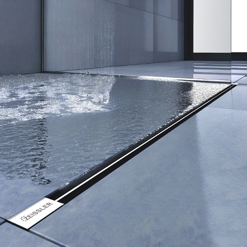 Линейный трап ультратонкая модель с дизайн-вставкой Evolux Slim 700*70